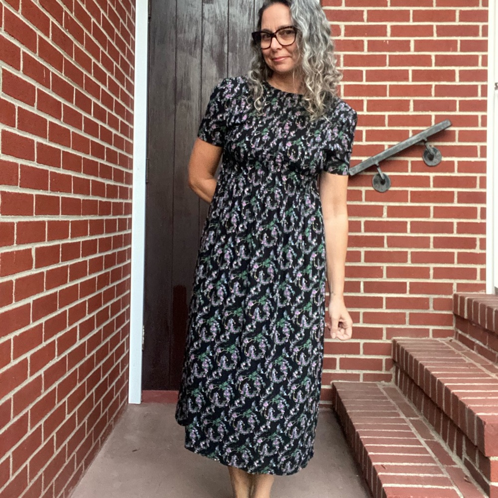 Vintage floral dress